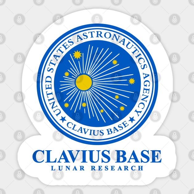 Clavius Base Lunar Research Sticker by Anthonny_Astros